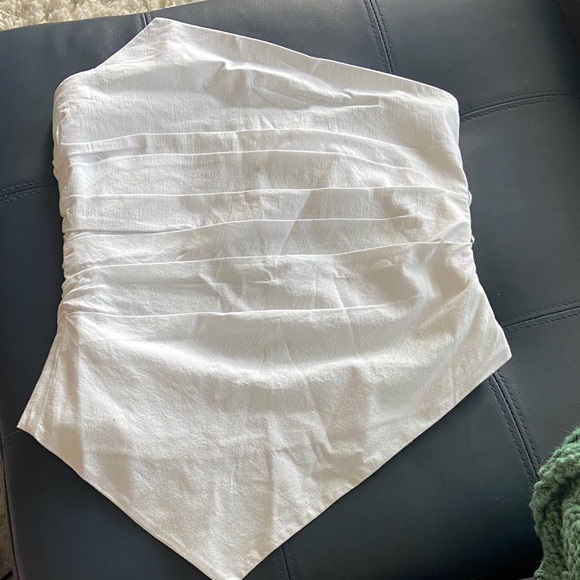 Abercrombie asymmetrical strapless top - Picture 3 of 7